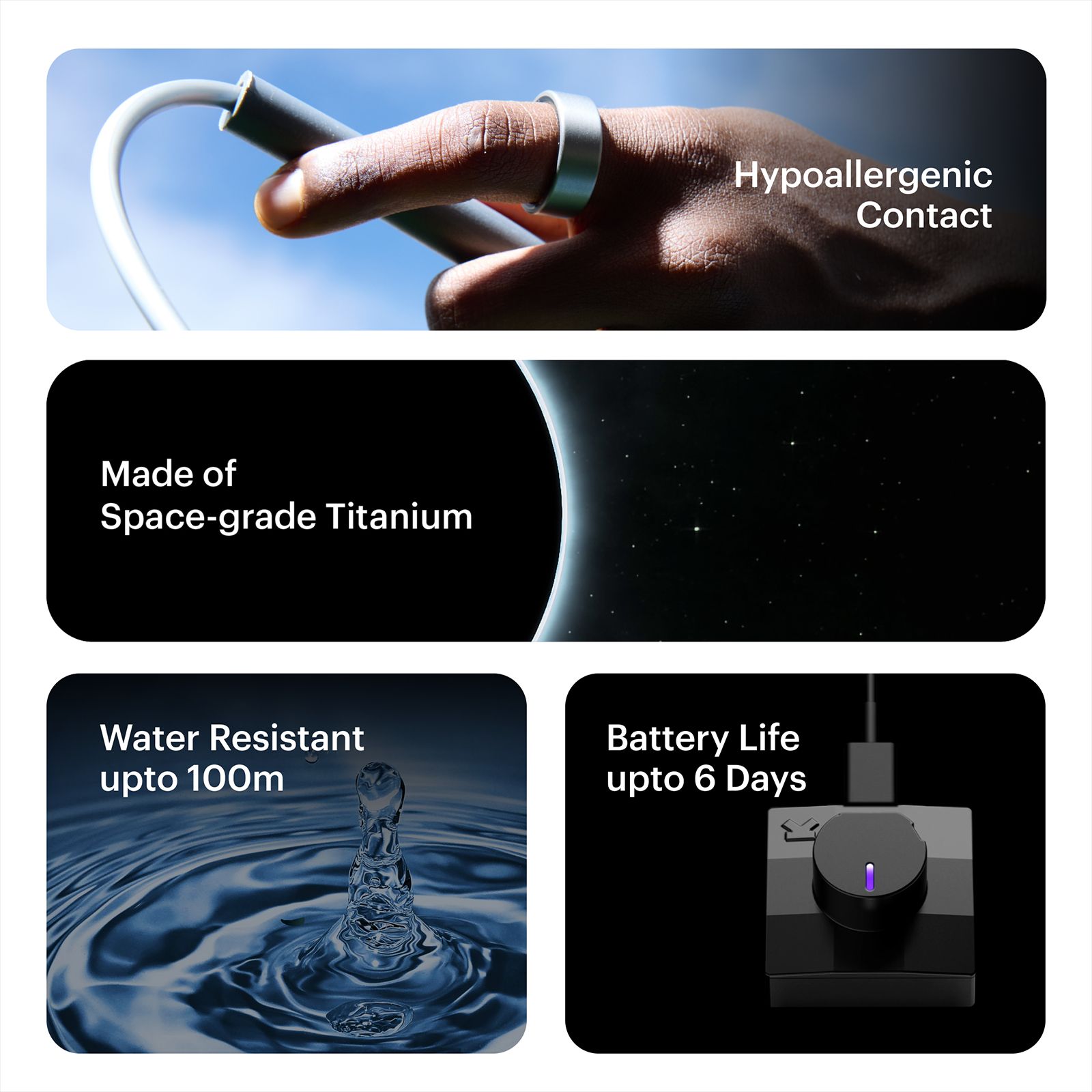 Buy Ultrahuman Ring Air Smart Ring with Activity Tracker (Size 11, Upto